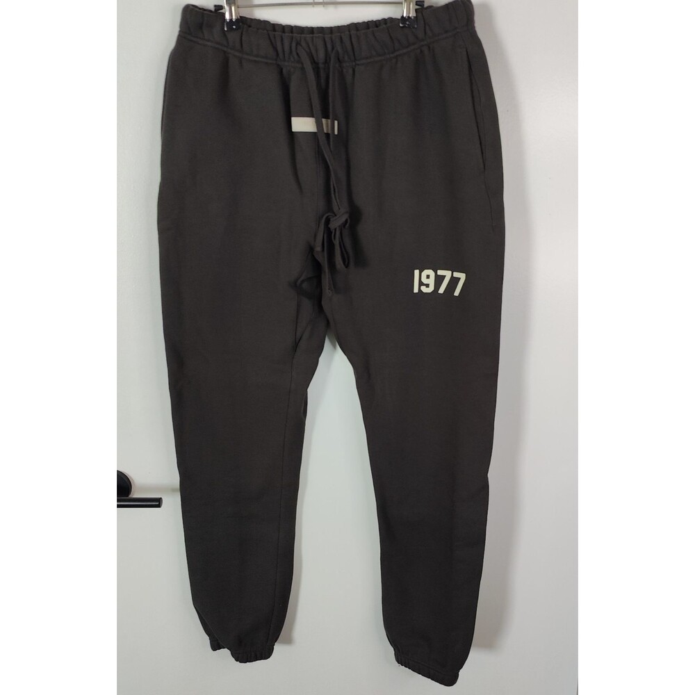 Essentials Fear Of God Sweatpants Mens Large 1977 Gray Joggers Fleece Streetwear